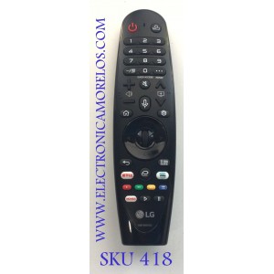 CONTROL REMOTO ORIGINAL NUEVO  MAGIC PARA TV LG 4K SMART / MICROFONO / COMANDO DE VOZ  / MODELO 49NANO85UNA / OLED55BXPU